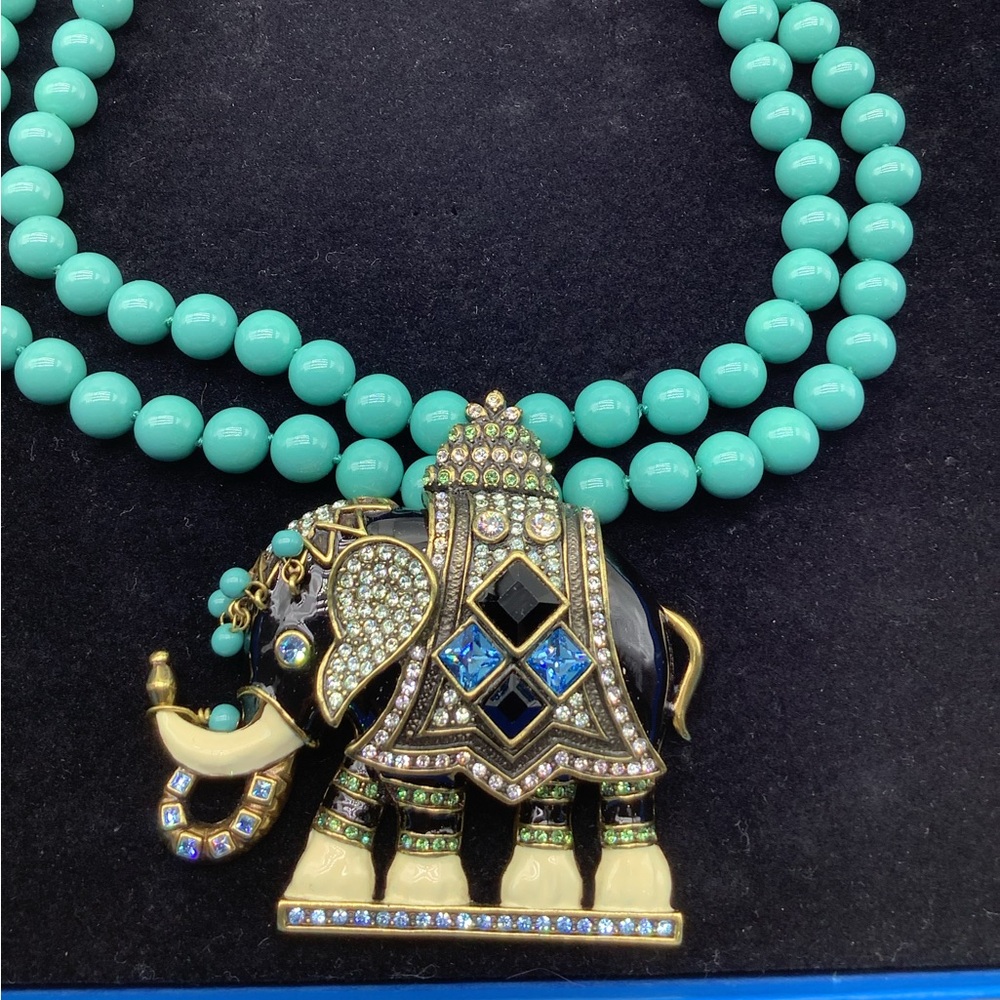 Heidi Daus “ Mr. Majestic elephant Necklace “